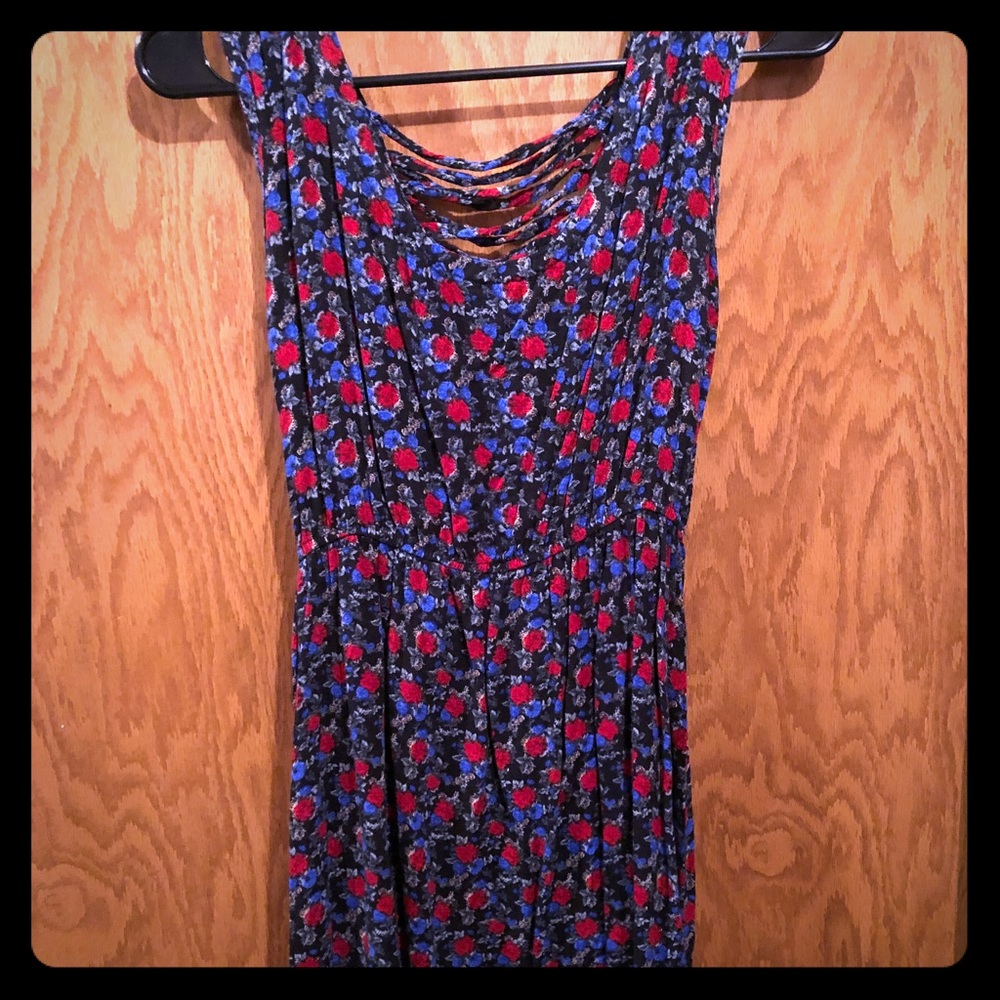Clinched waist floral sundress